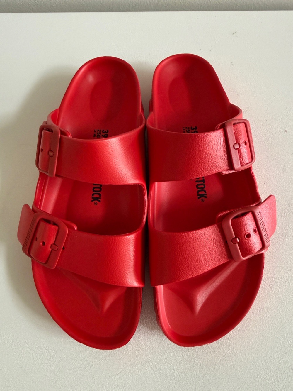 BIRKENSTOCK EVA Arizona Essentials Sandals Shoes 39/US 8-8.5 Red